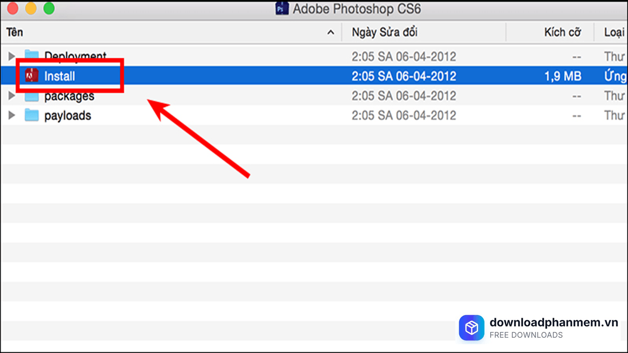 Nhấn Install Nhấn Install