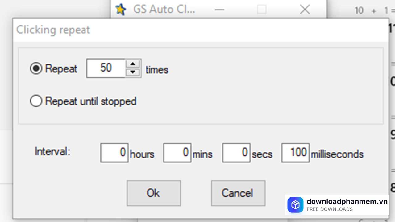 Thiết lập tốc độ nhấp chuột