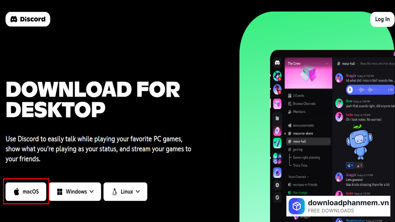 Discord cho MacOS screenshot 2