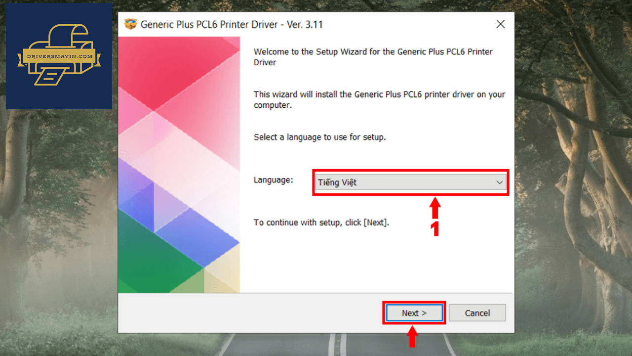 huong dan tai cai dat driver canon lbp 121dn