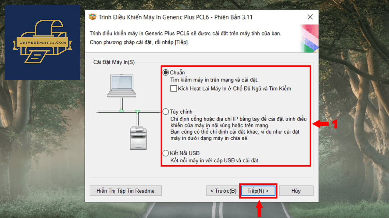 huong dan tai cai dat driver canon lbp 121dn 4