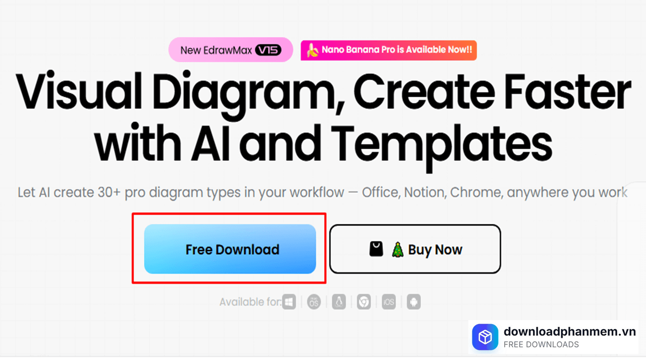 Nhấn mục Free Download