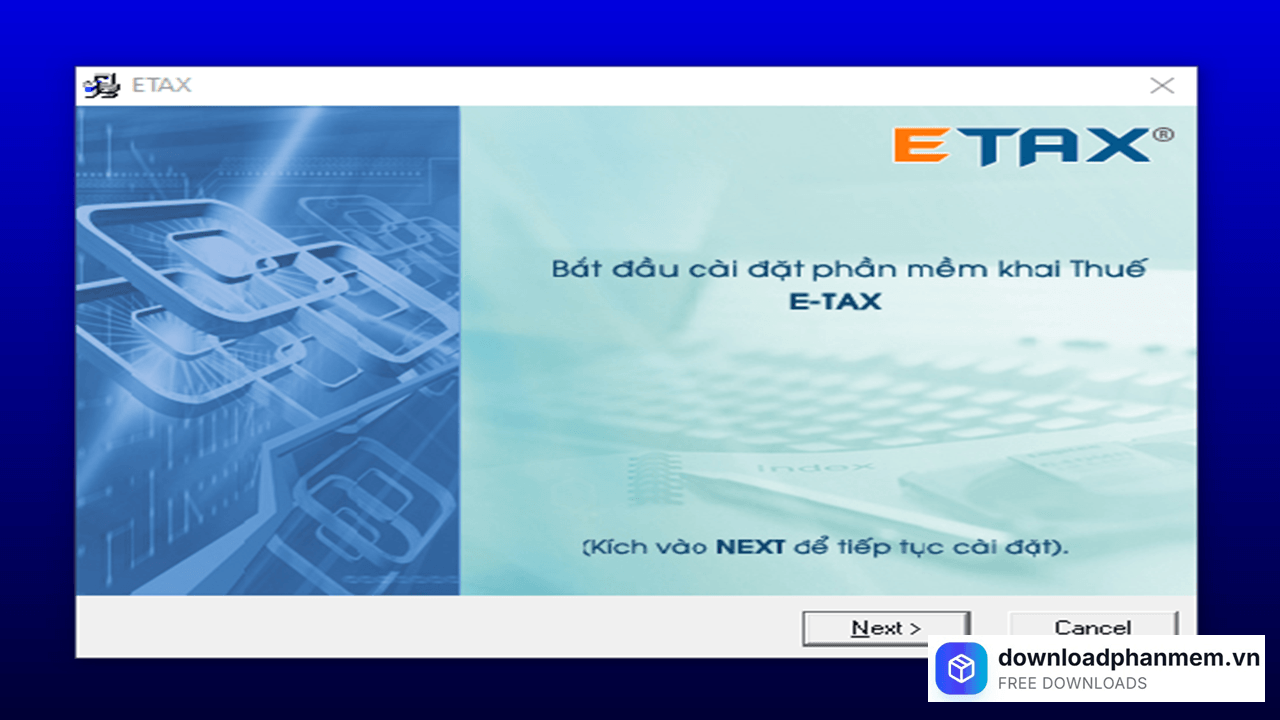 Nhấn Next bắt đầu quá trình cài đặt