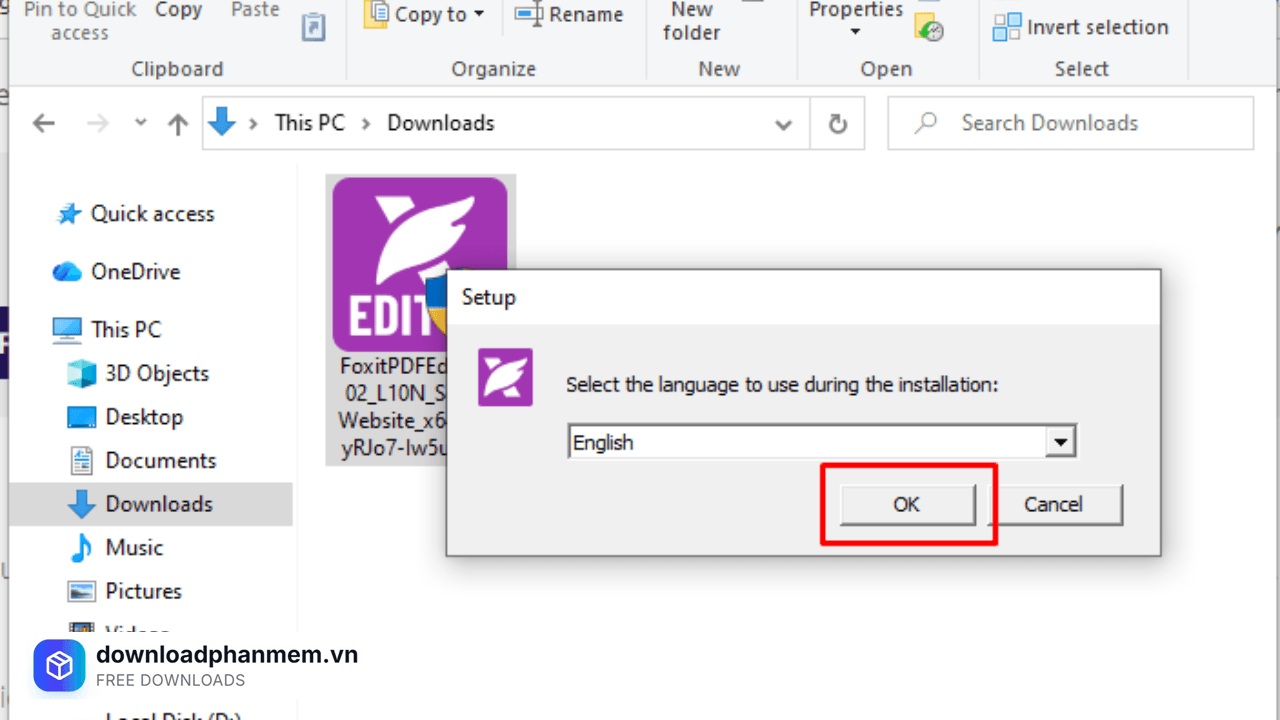 Chọn ngôn ngữ sử dụng
