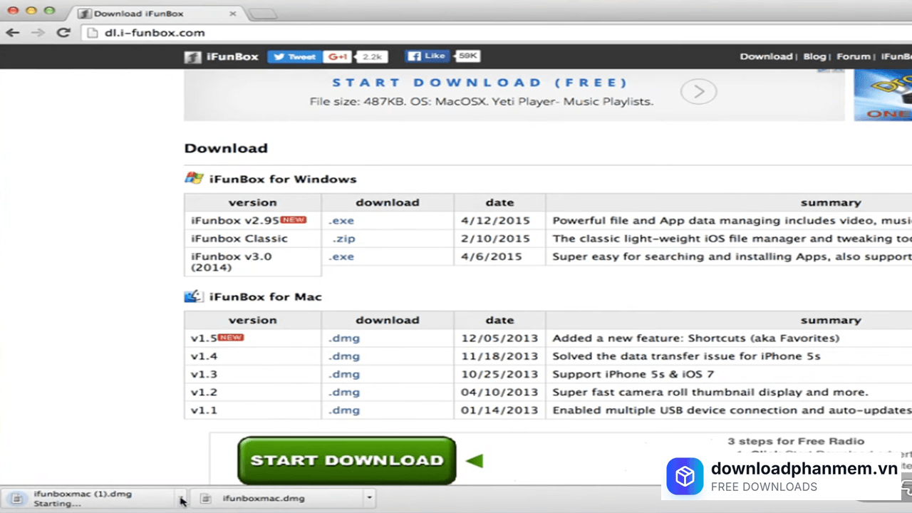 Nhấn chạy tệp .dmg vừa tải xuống