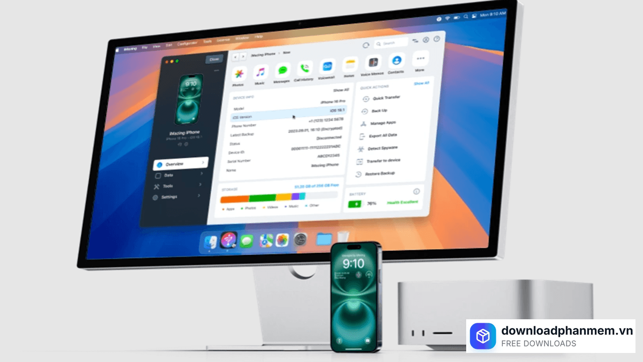 tinh nang noi bat cua imazing cho macos