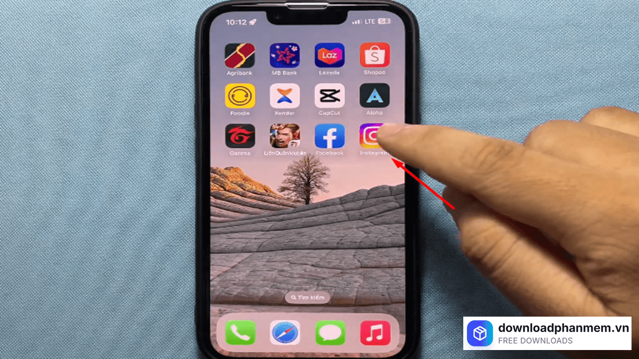 Nhấn mở Instagram Nhấn mở Instagram