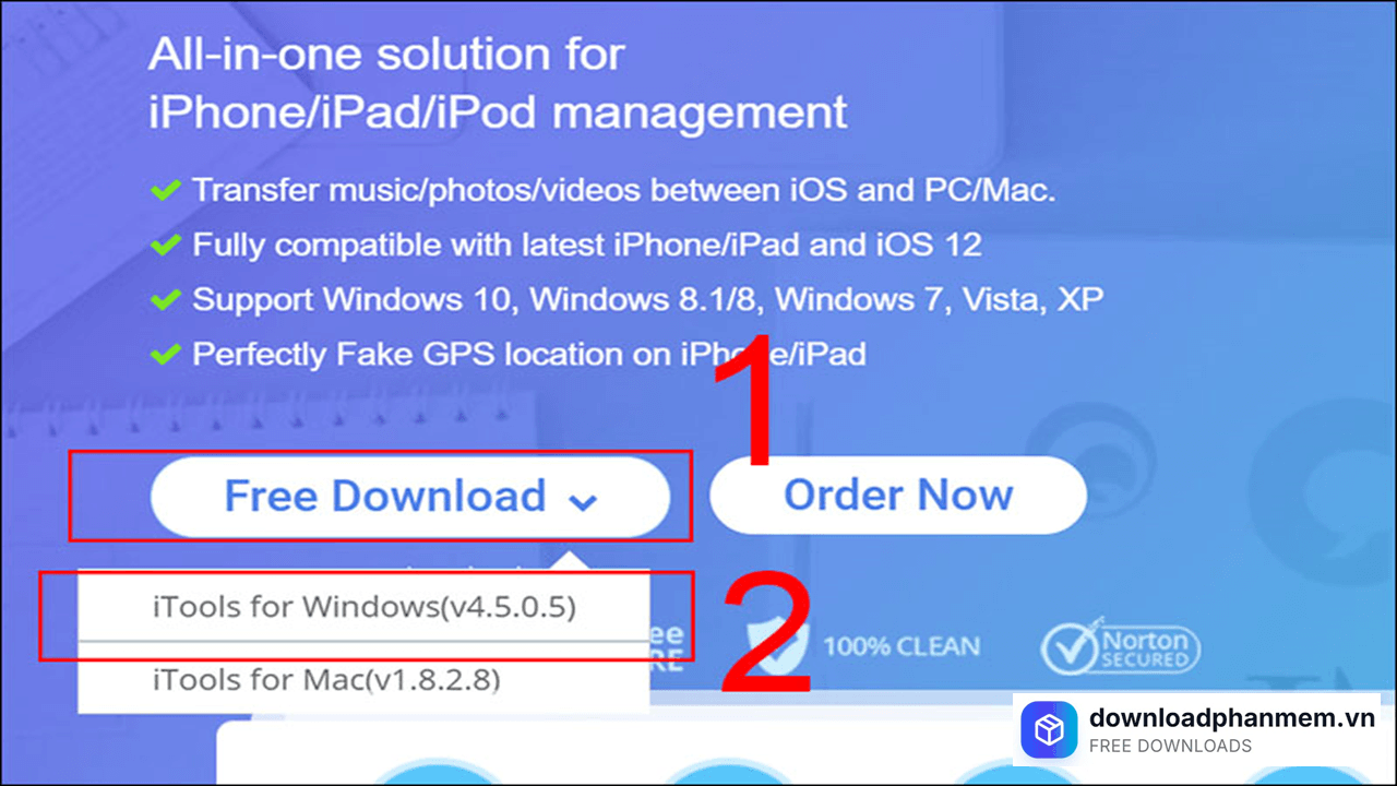 Nhấn Free Download tải xuống phần mềm