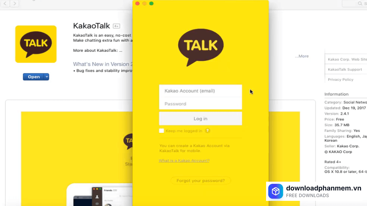 Nhấn Open để mở phần mềm