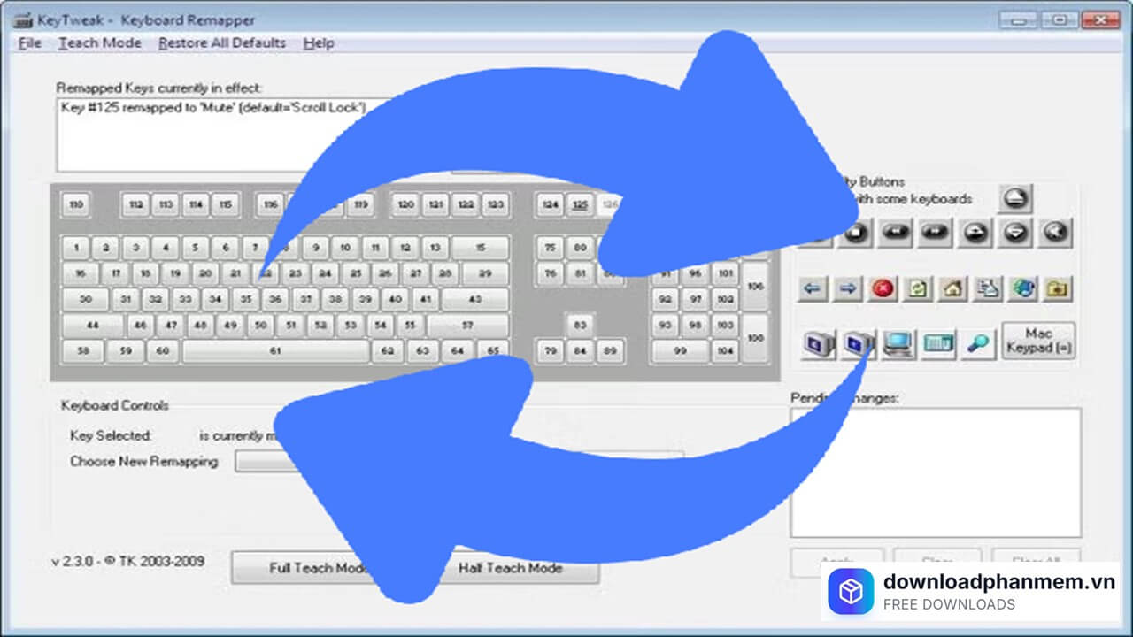 tinh nang noi bat cua phan mem keytweak