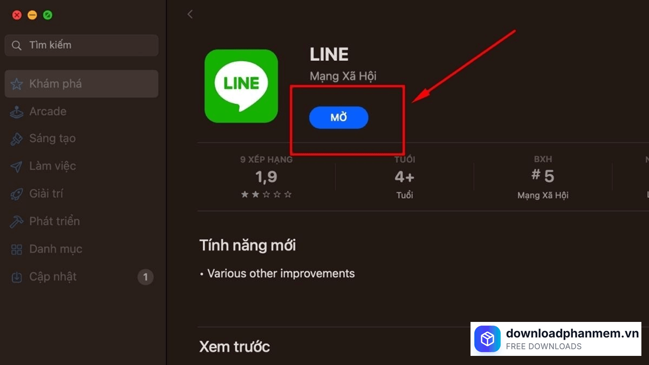 Line cho macOS screenshot 3