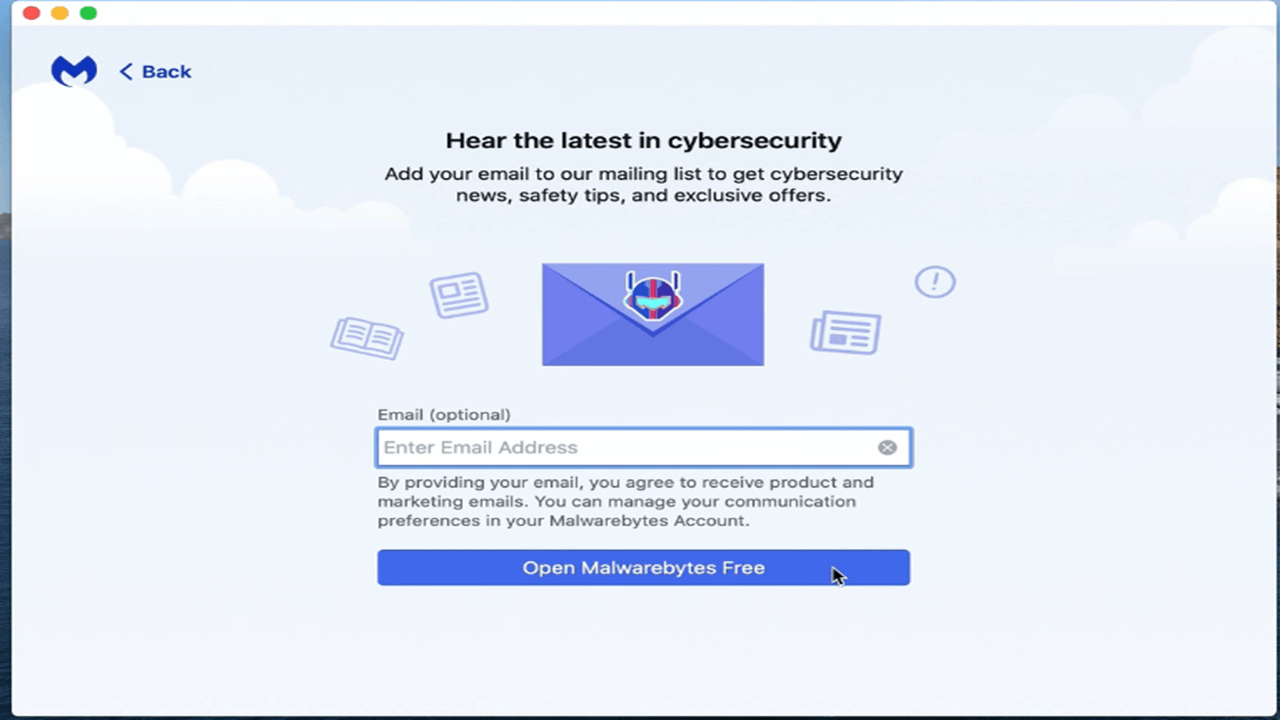 Nhập email sử dụng