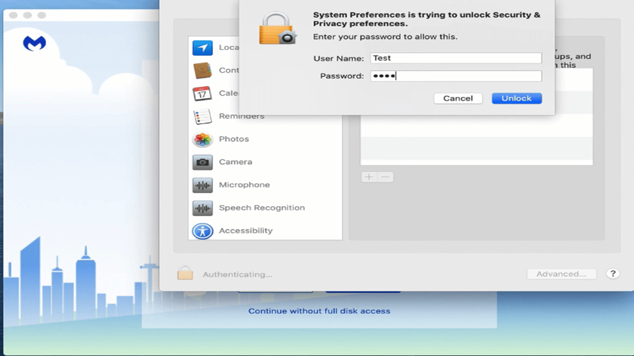 Nhập mật khẩu tài khoản