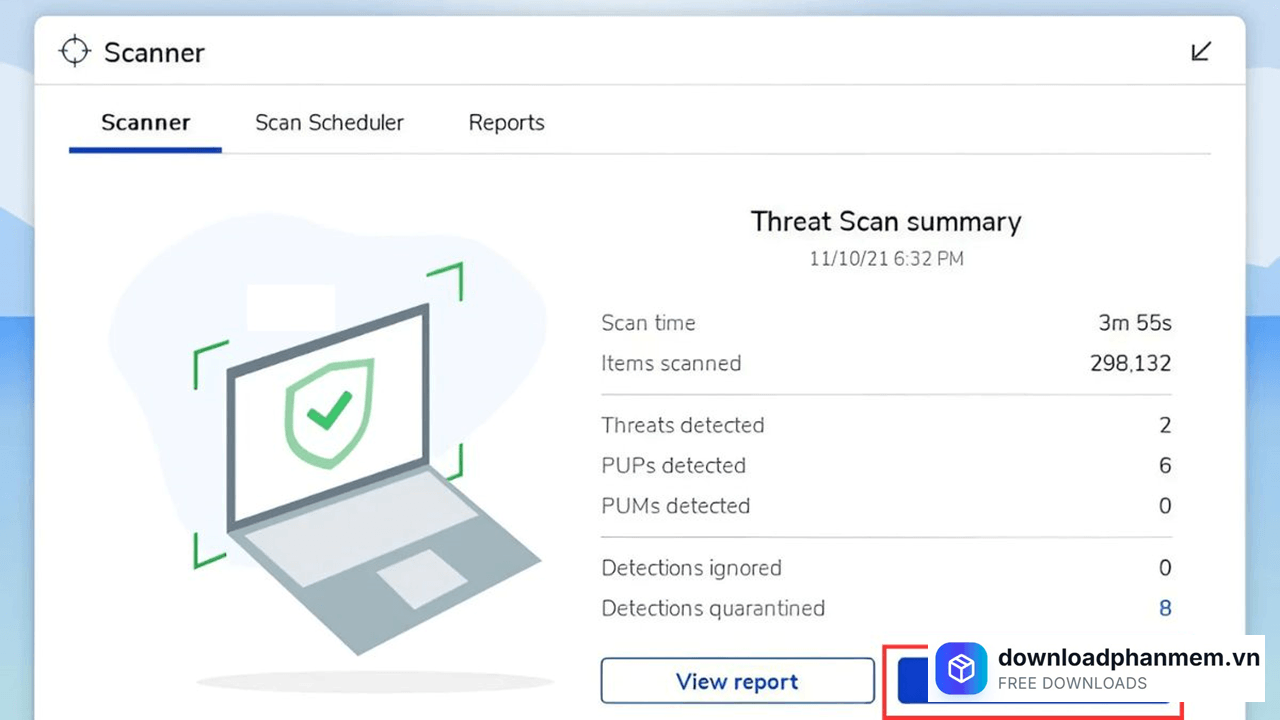 Nhấn Done hoàn tất quá trình Nhấn Done hoàn tất quá trình