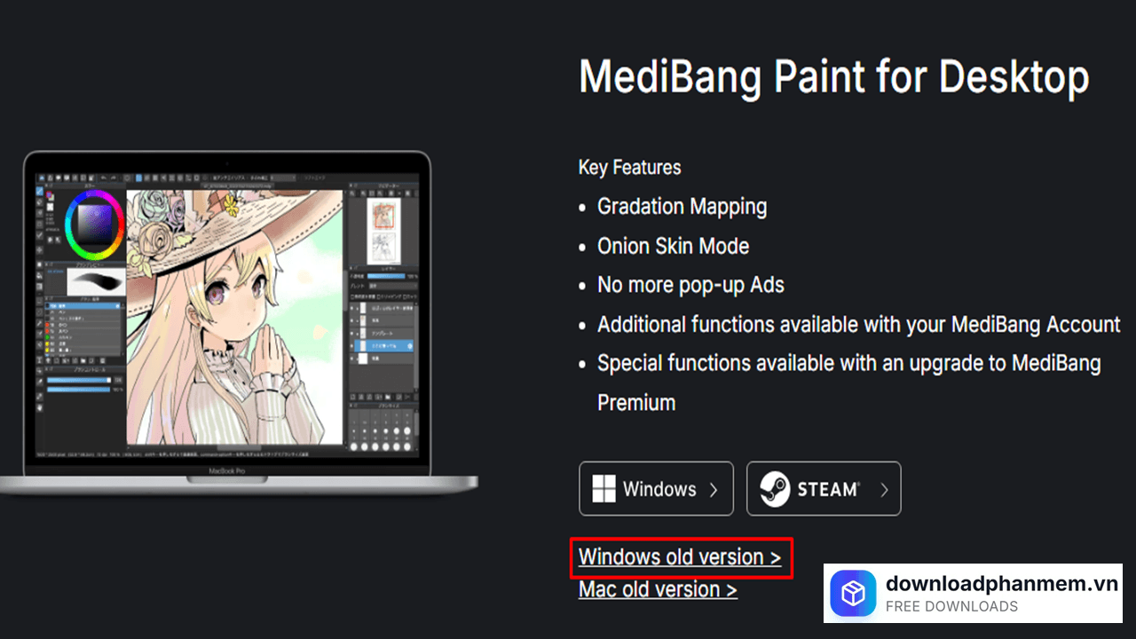 Nhấn mục Windows old version