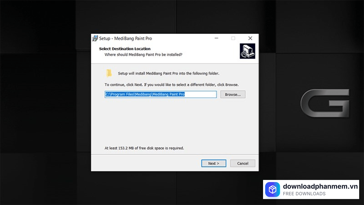 Tiếp tục nhấn Next