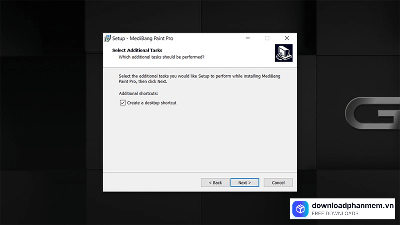 Tiếp tục nhấn Next