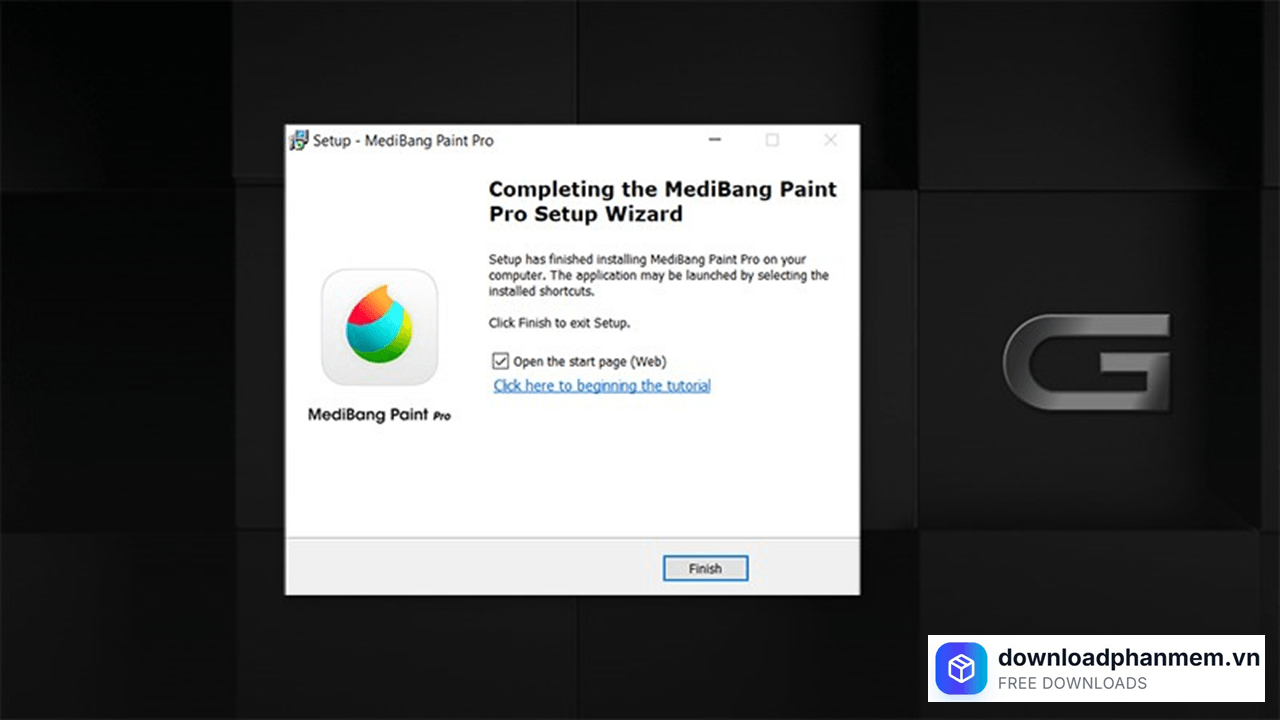Nhấn Finish hoàn tất quá trình cài đặt
