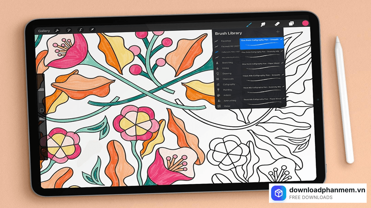 tinh nang noi bat cua procreate cho ios