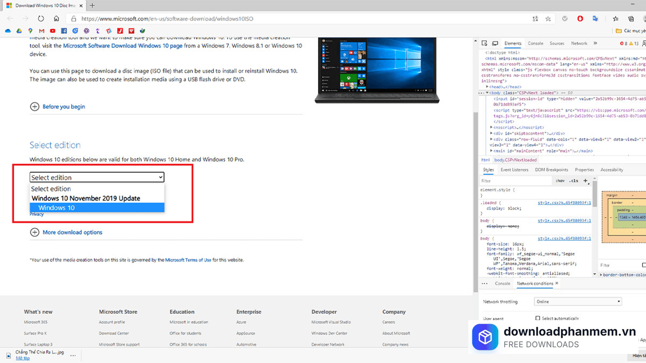 huong dan cach tai tep iso cua windows 10 tu trang chu microsoft  (4)