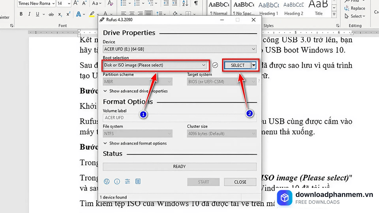 Thiết lập IOS Windows 10