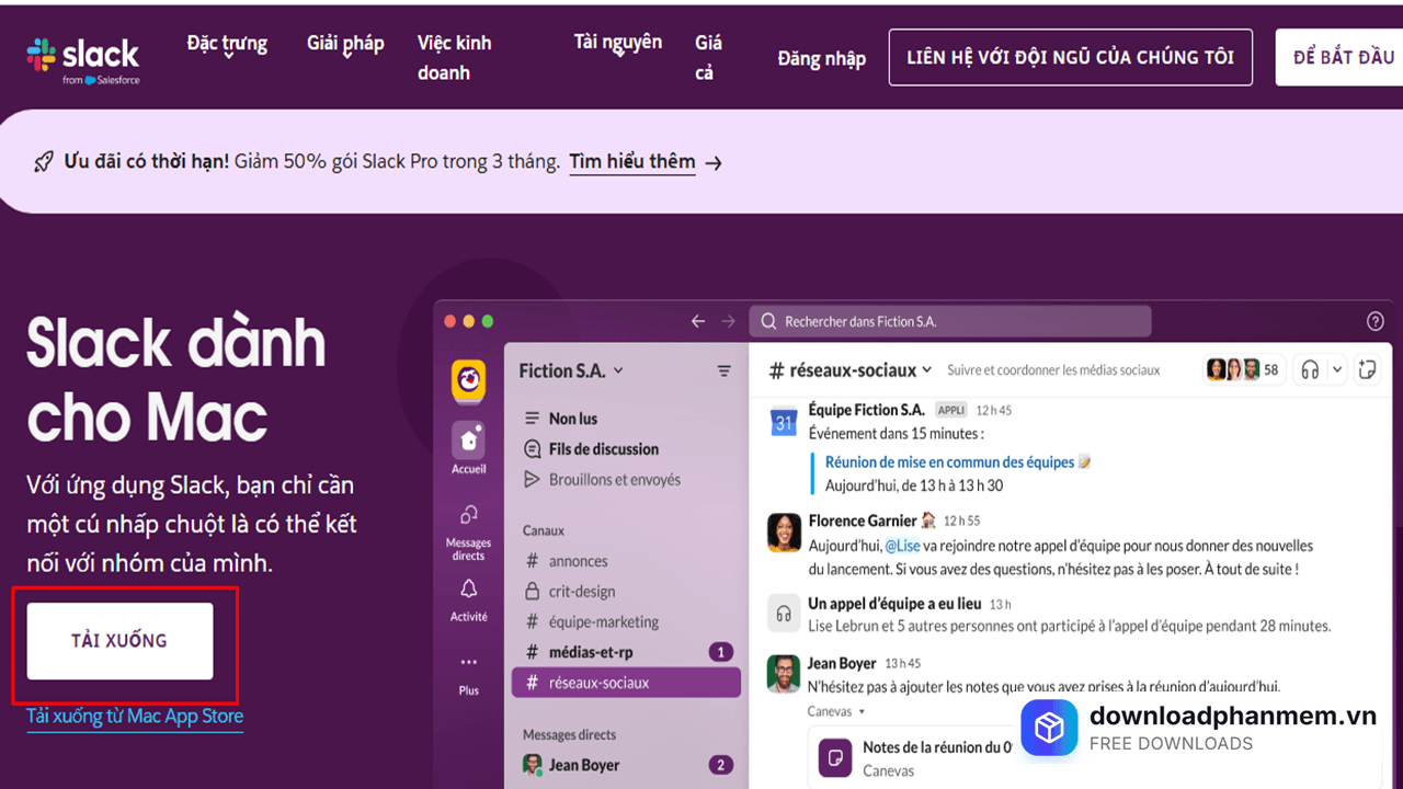 Slack cho MacOS screenshot 2