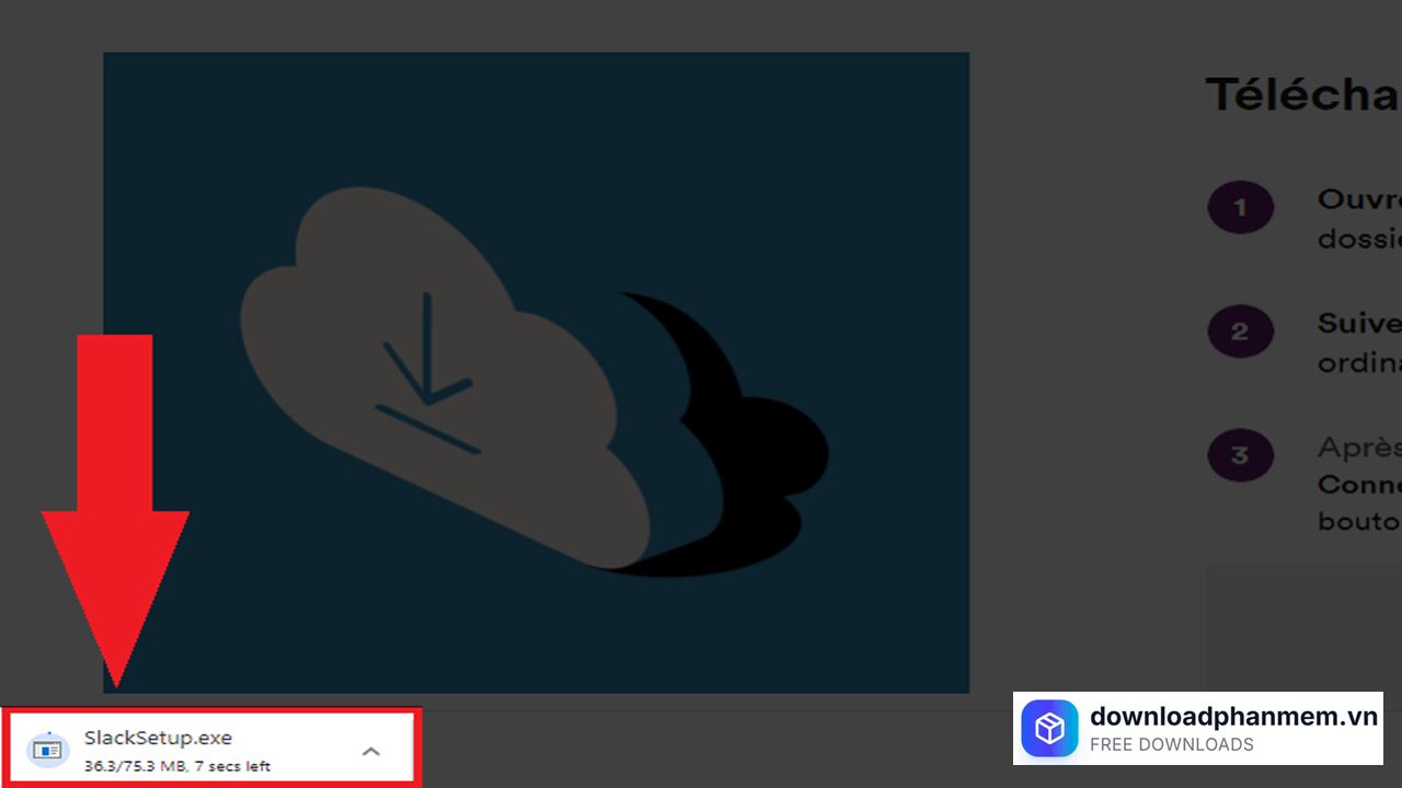 Nhấn chọn file .exe
