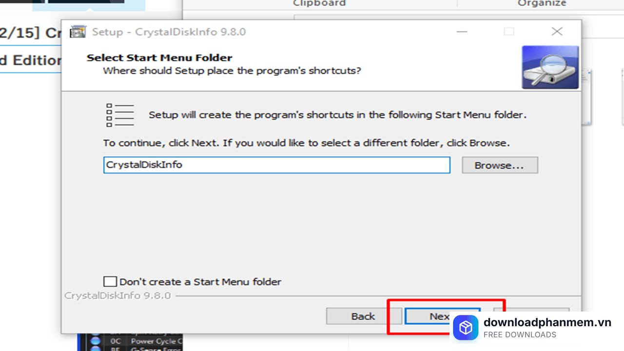 Tiếp tục nhấn Next