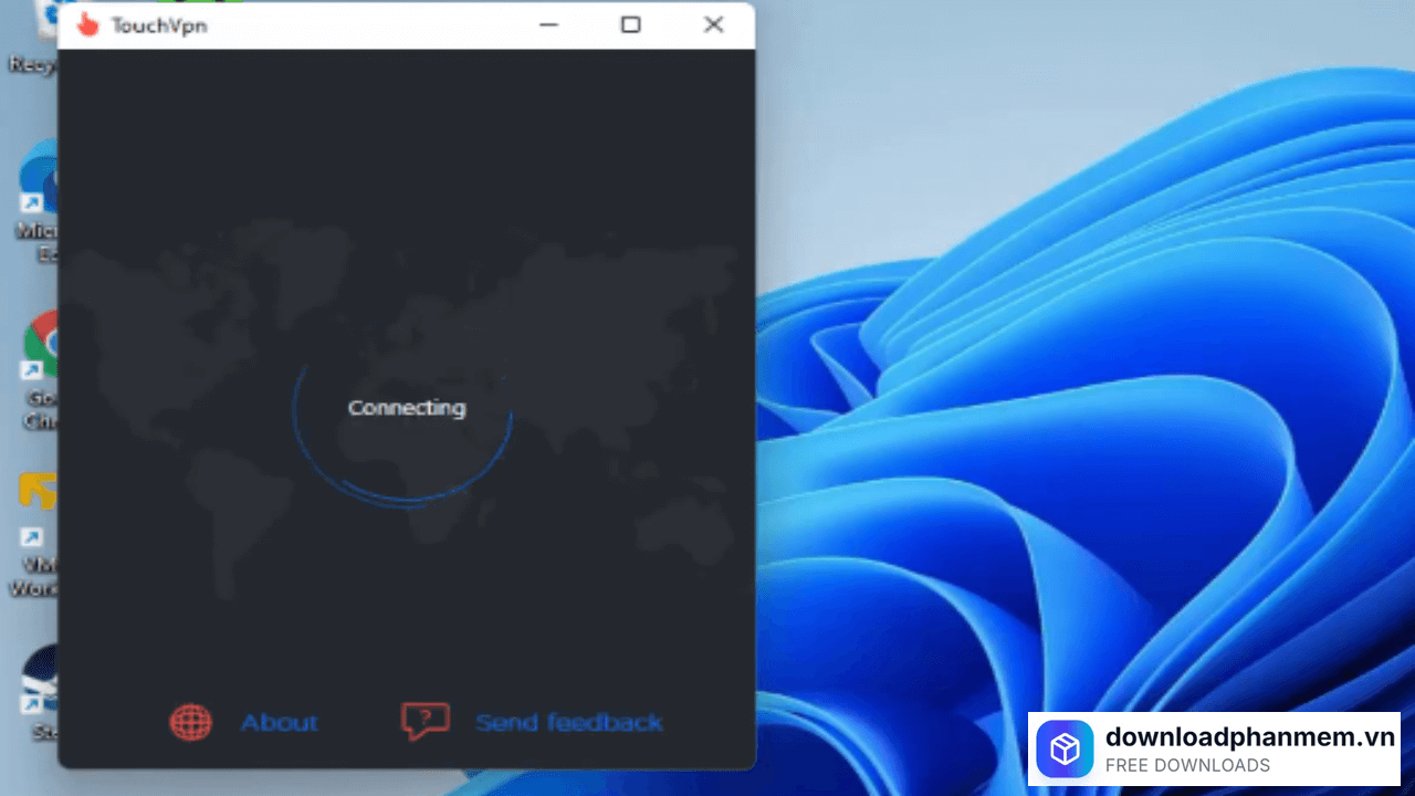 Phần mềm đang connecting