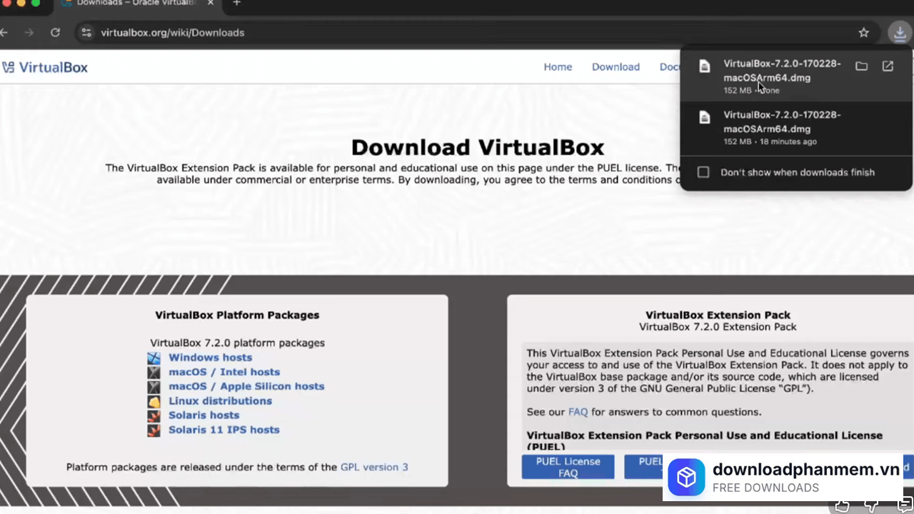 Khởi chạy tệp có file .pkg