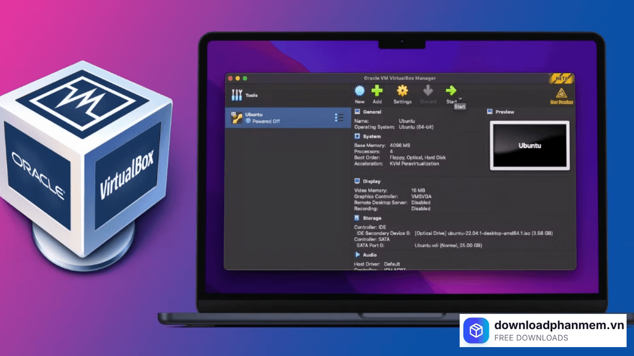 tinh nang noi bat cua phan mem virtualbox cho macos
