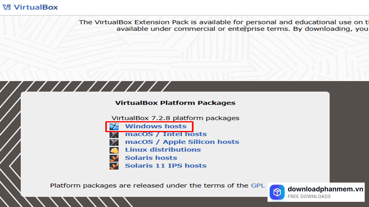 Nhấn chọn Windows Hosts