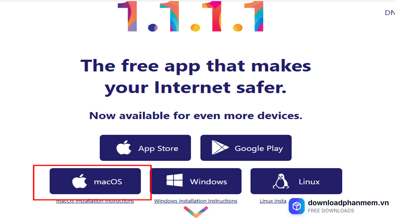 Nhấn tại xuống giao diện macOS