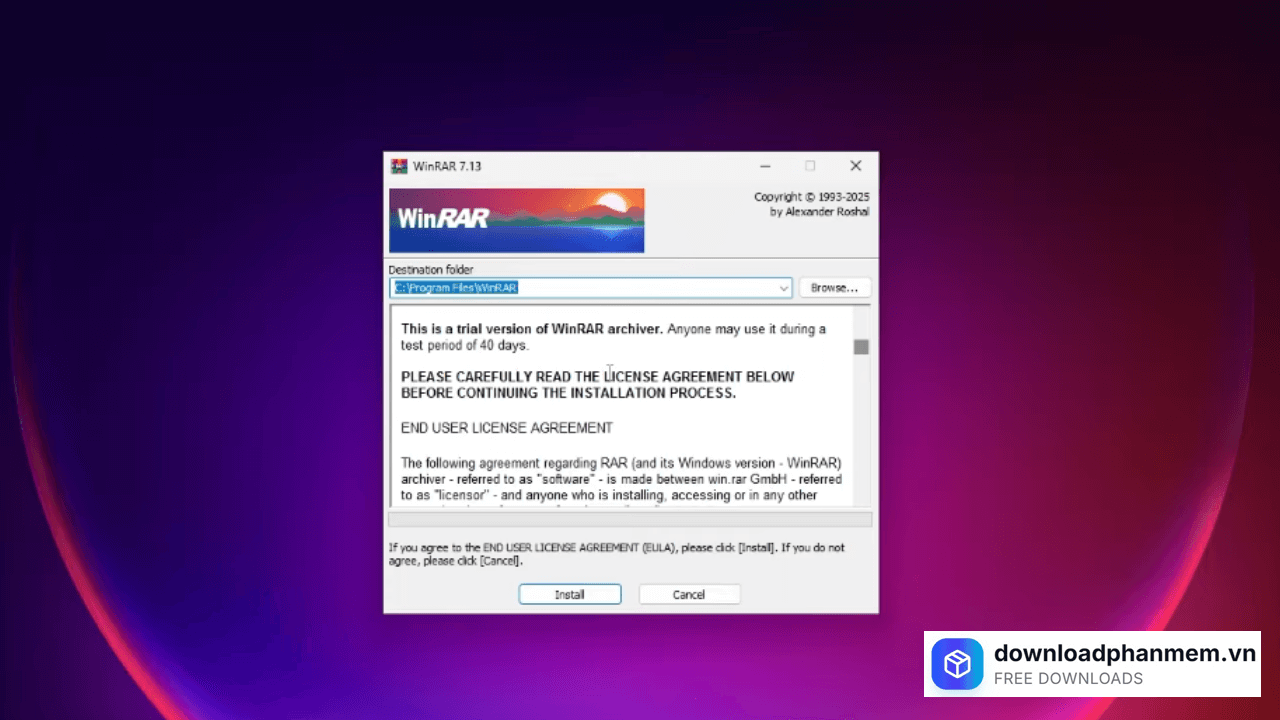 Lựa chọn thư mục cài đặt