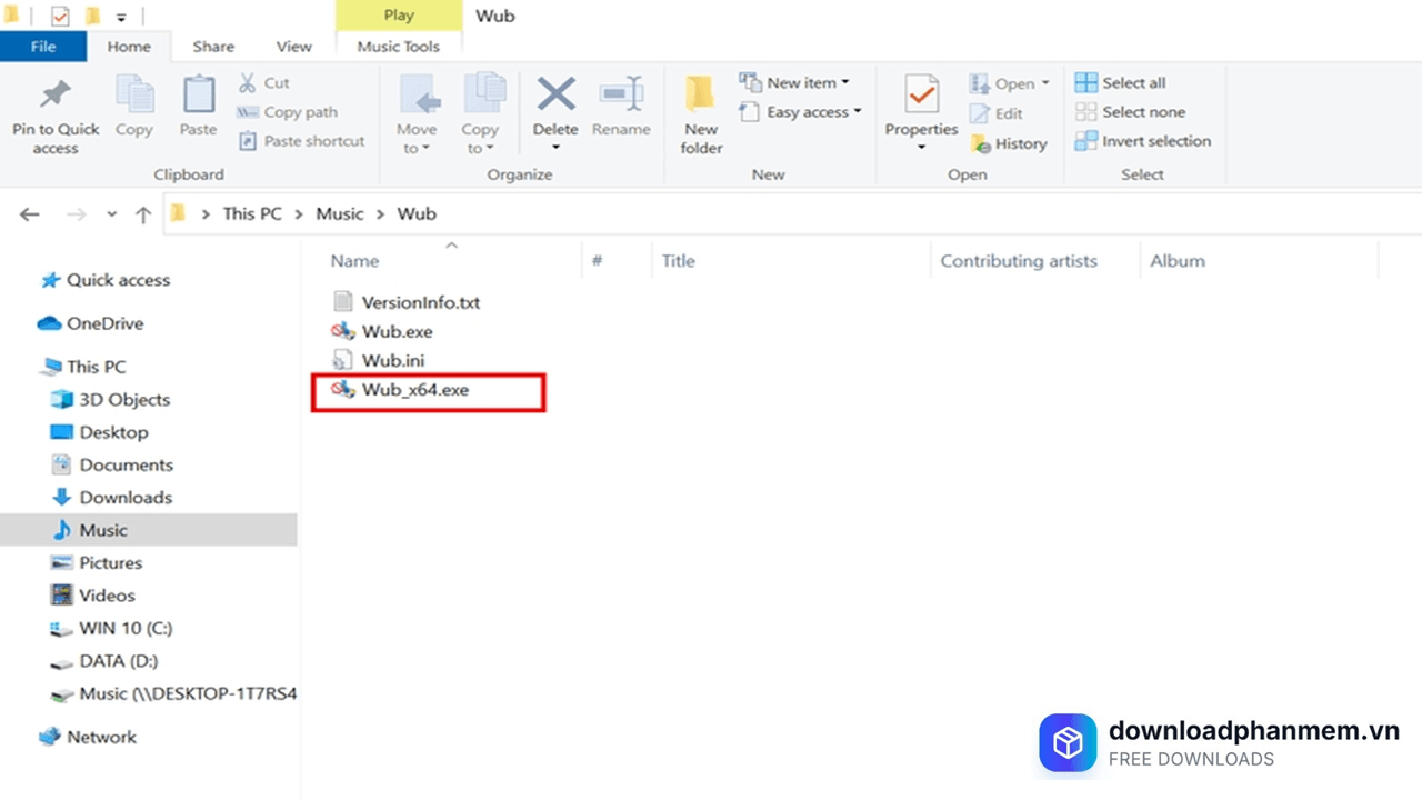 Khởi chạy tệp .exe vừa tải xuống