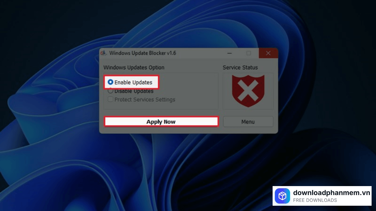 cach vo hieu hoa windows update bang phan mem windows update blocker  (2)