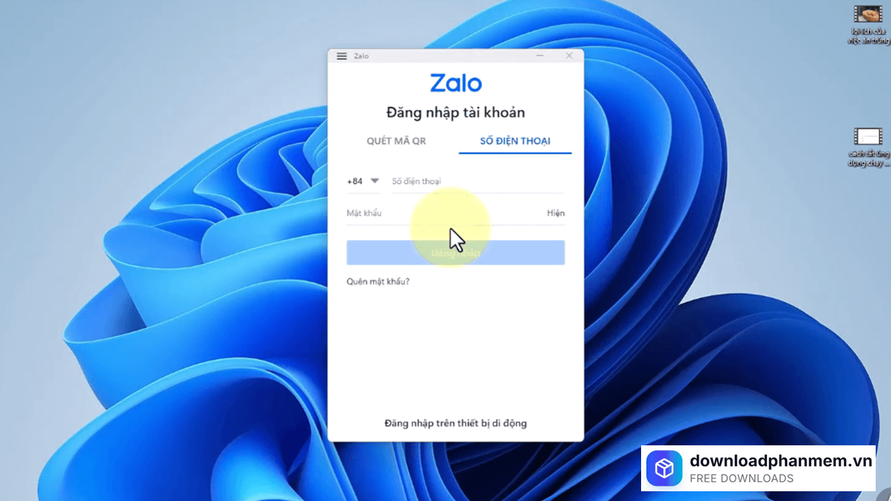 huong dan cai dat va dang nhap phan mem zalo pc nhanh chong 3