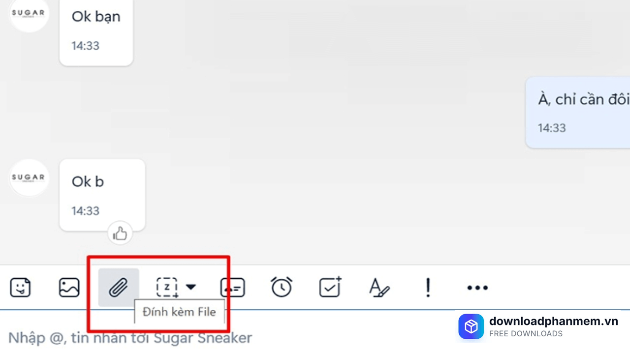 Gửi video trên Zalo PC