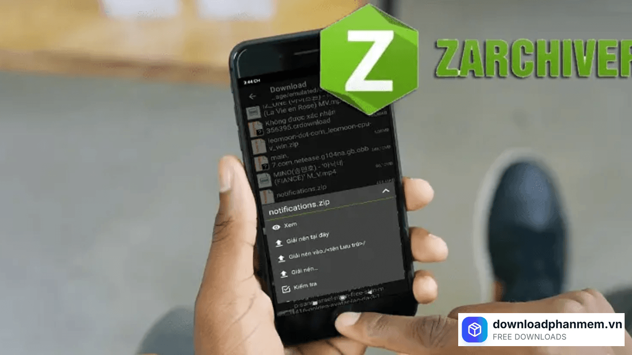 tinh nang noi bat cua phan mem zarchiver cho iphone