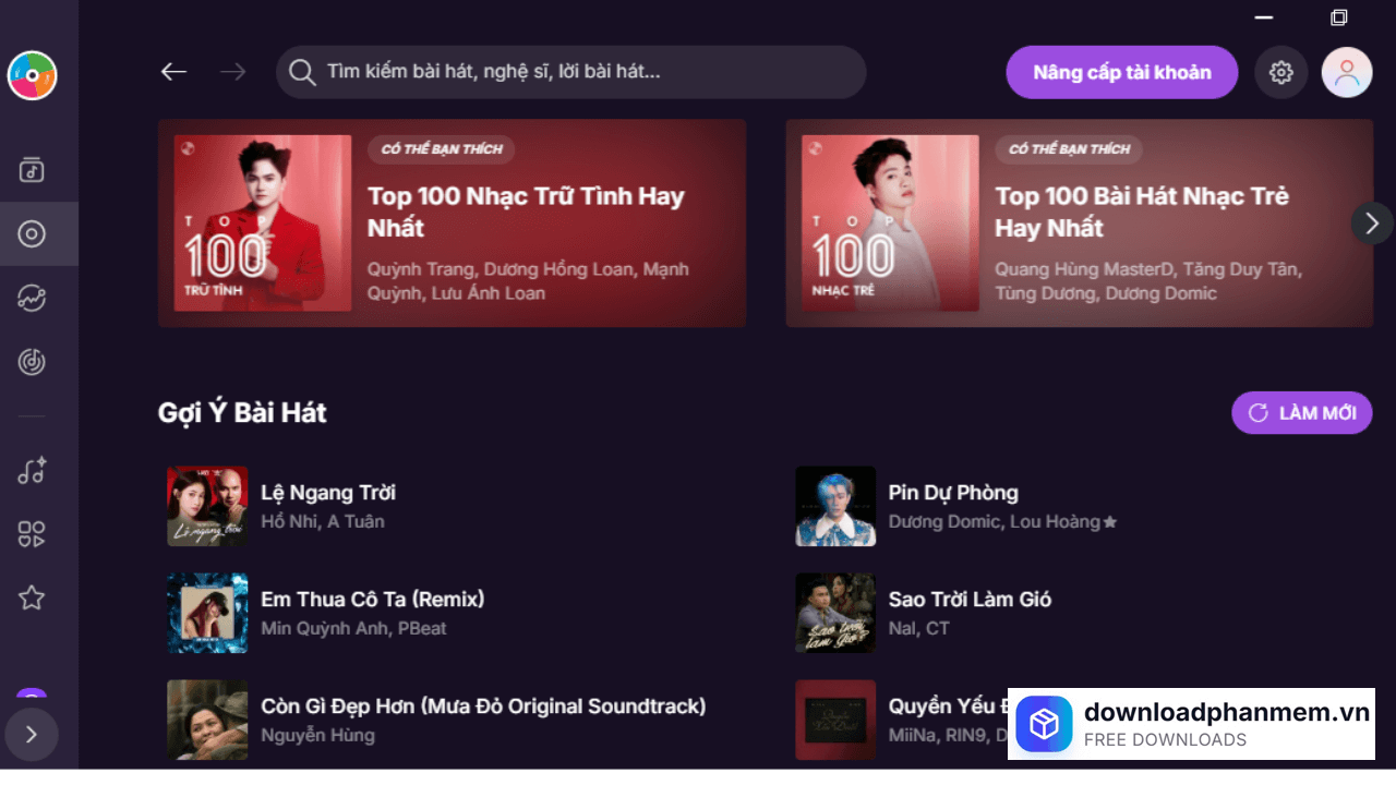 Màn hình cài đặt thành công