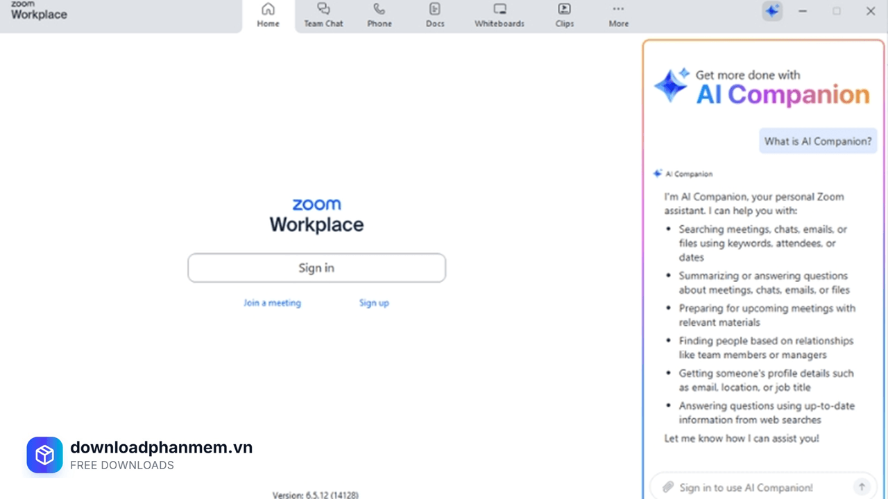 Giao diện sử dụng Zoom Giao diện sử dụng Zoom